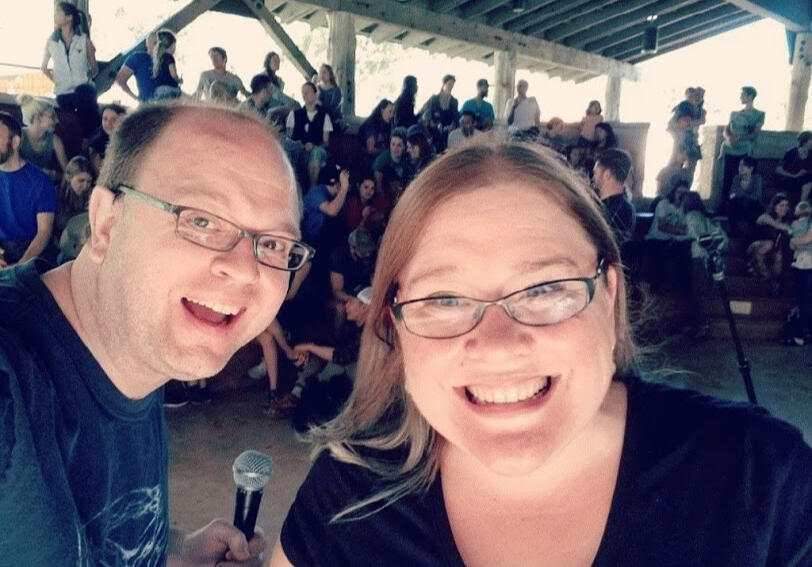 Speaking at the HEB camp